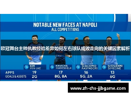 欧冠舞台主帅执教经验差异如何左右球队成败走向的关键因素解析 欧冠舞台主帅执教经验差异如何左右球队成败走向的关键因素解析